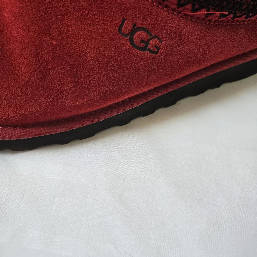 UGG Red Suede Clogs - Picture 6 of 7